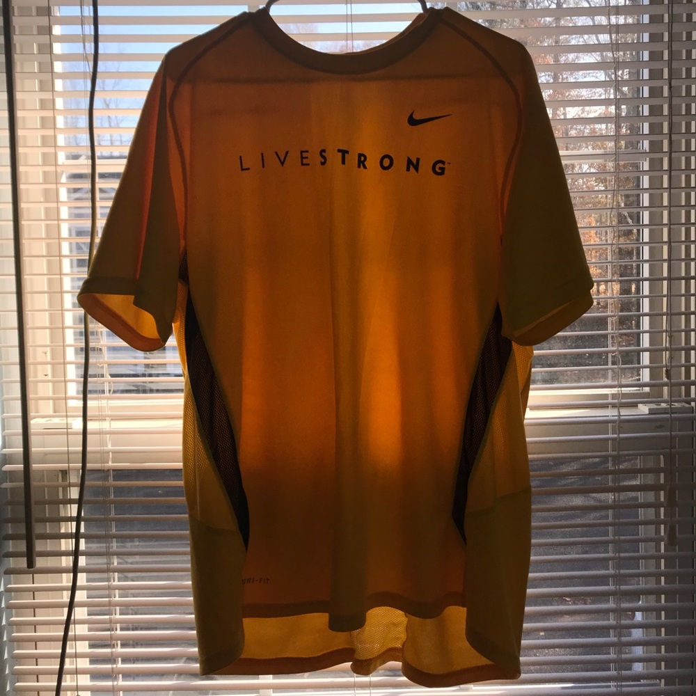 Live Strong Athletic Dri-Fit Nike shirt